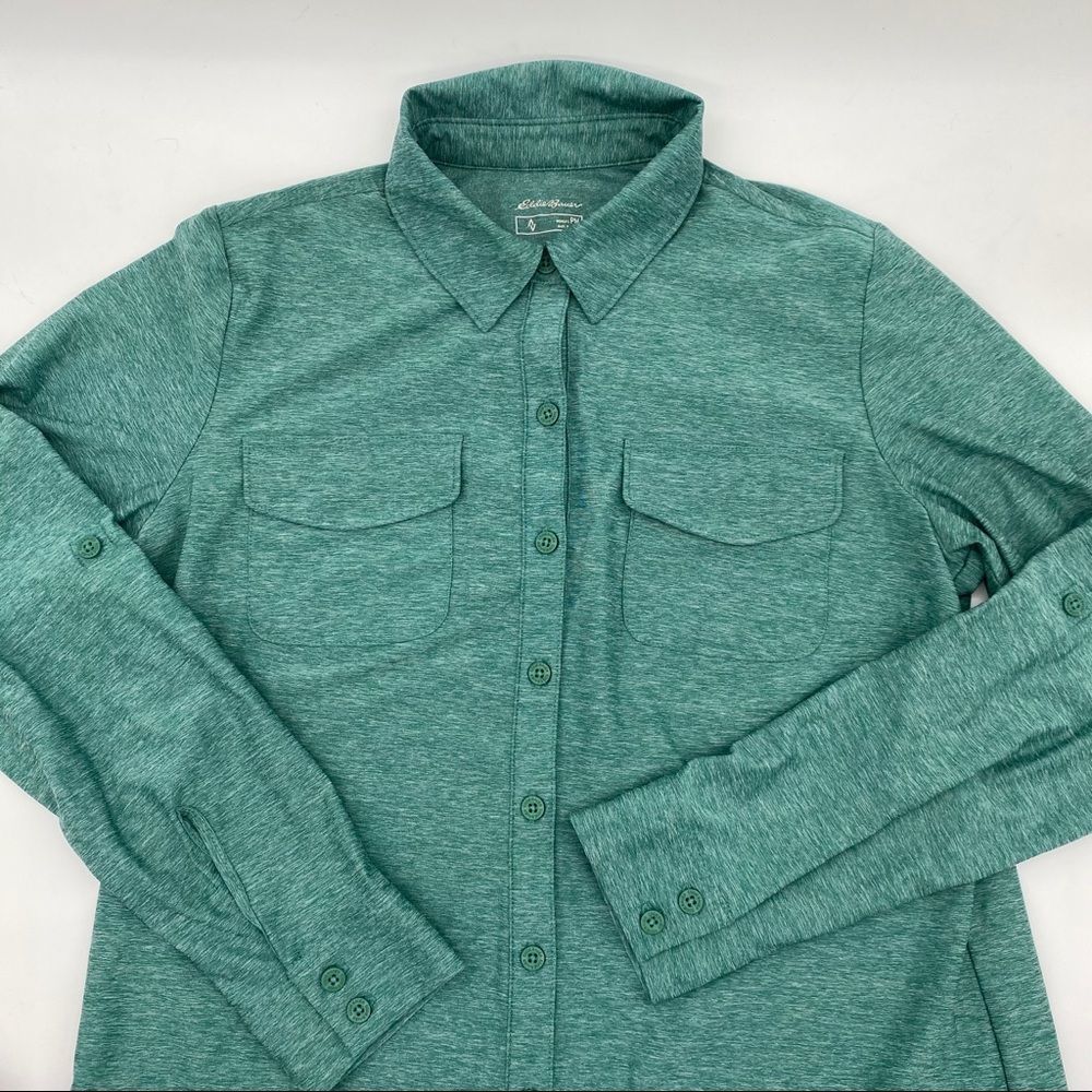 The North Face Eddie Bauer 2 Hiking Casual Outdoors Tops Button Up Blouse Shirts - Picture 2 of 7